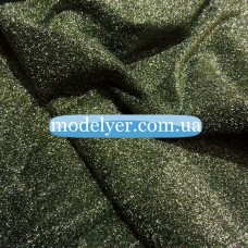 Ткань Трикотаж люрекс (зеленый)